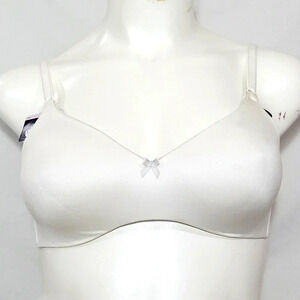 34D Maidenform 9454 Comfort Devotion Extra‎ Coverage Wirefree Bra White NWT  New